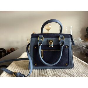 Vintage Charming Charlie faux leather satchel bag
